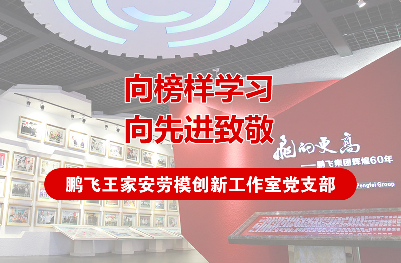 弘揚勞模精神 致敬榜樣力量--鵬飛王家安勞模創新工作室黨支部